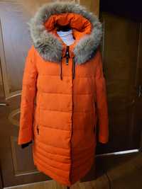 Оранжевая зимняя куртка