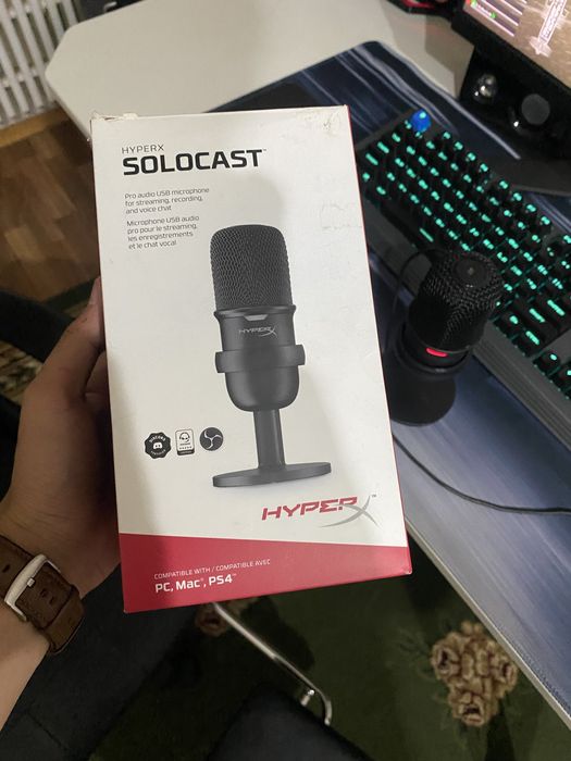 Микрофон для стрима HyperX SoloCast