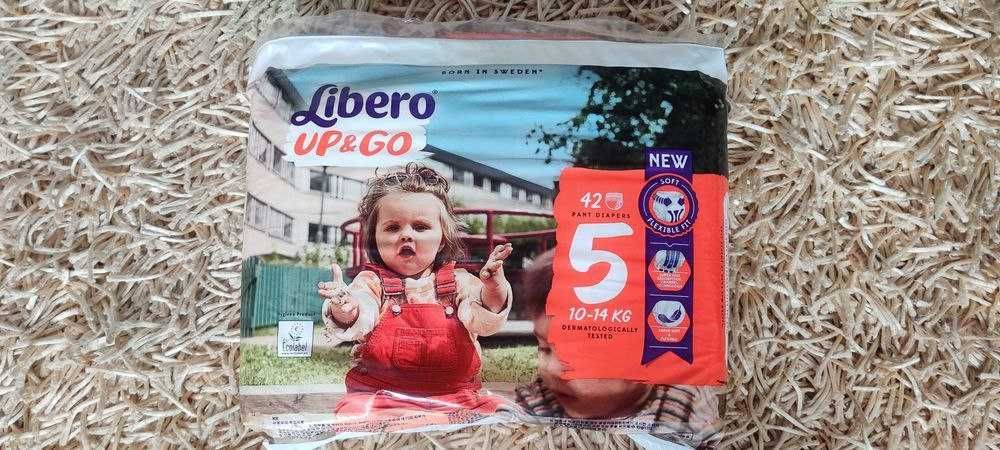 Scutece Libero Up&Go, marime 5 (10-14 kg), 42 buc.