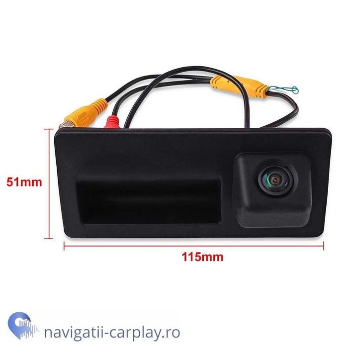 Cameră marșarier HD pentru Audi – Night Vision, rezistentă la apă/praf