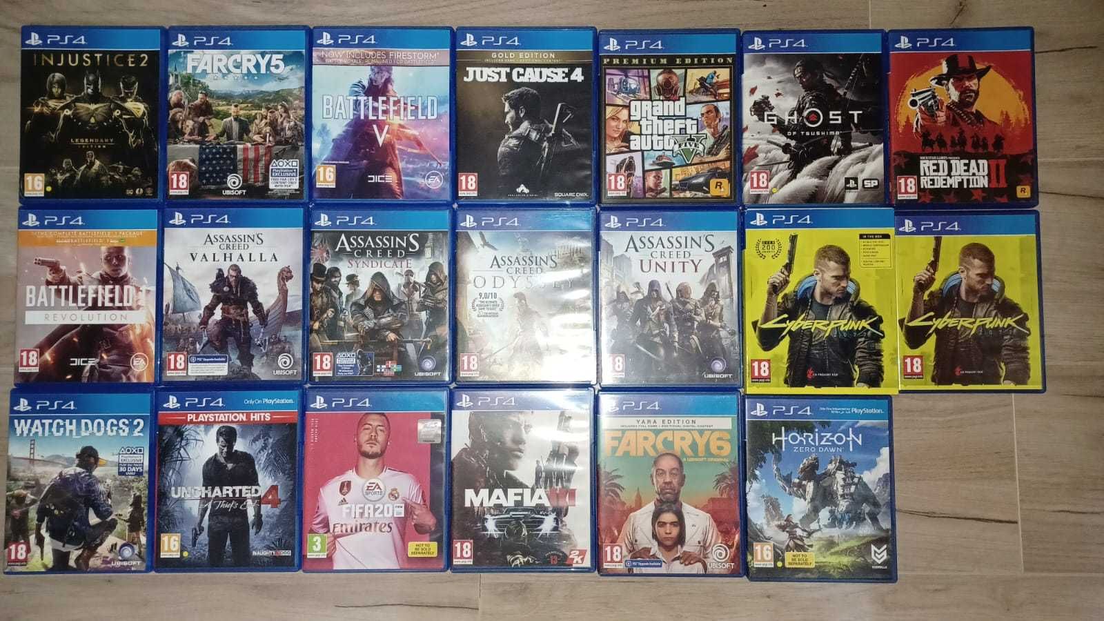 Jocuri PlayStation 4 ,set de 10 discuri