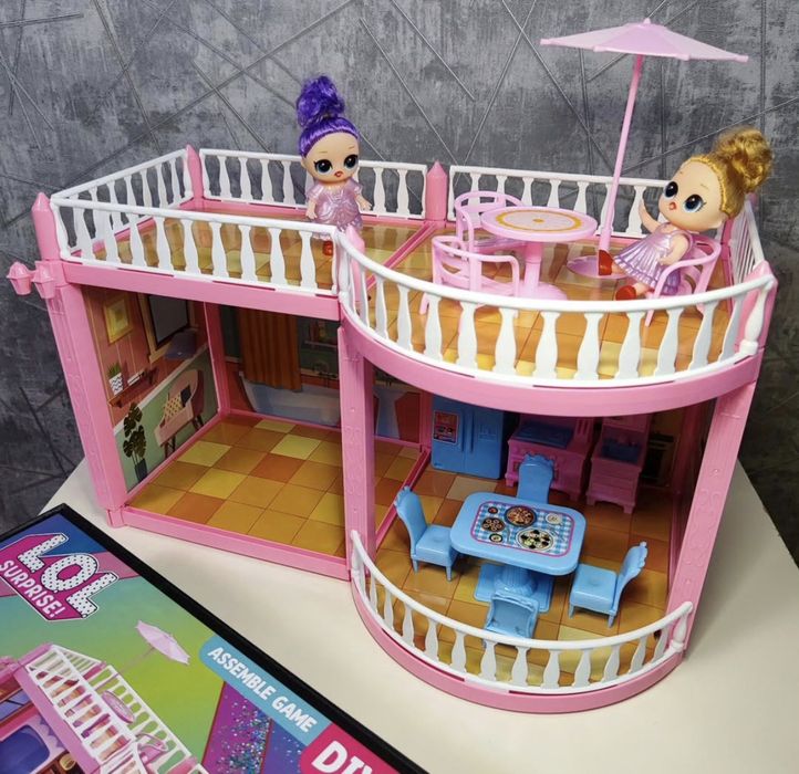 Детский двухэтажный домик