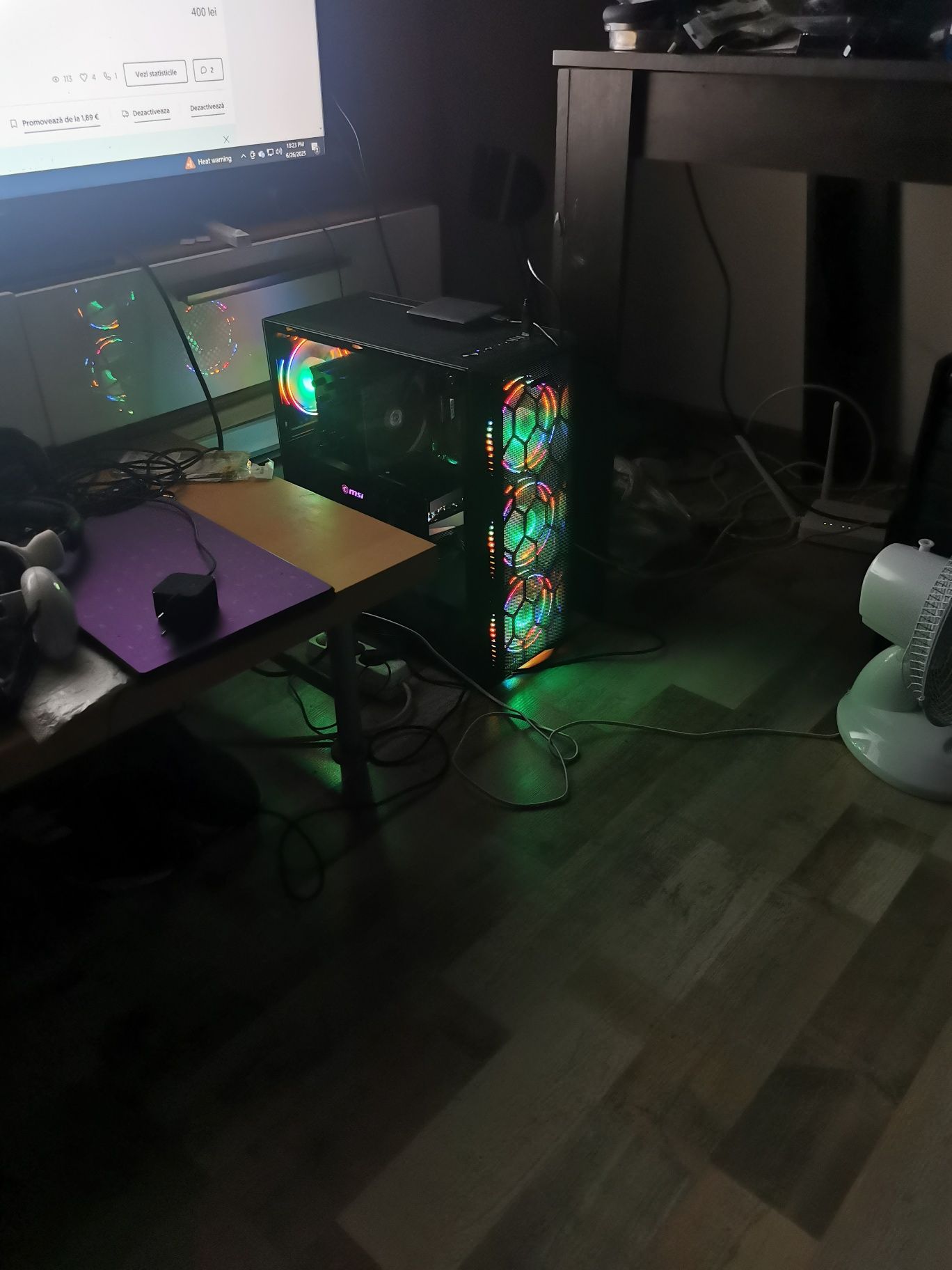 schimb pc gaming amd ryzen 5 5600g+msi b550 mag +RTX 3060ti+16gb ddr4