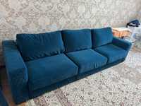 Продам диван-трансформер 3.5м. Можно сделать угловым