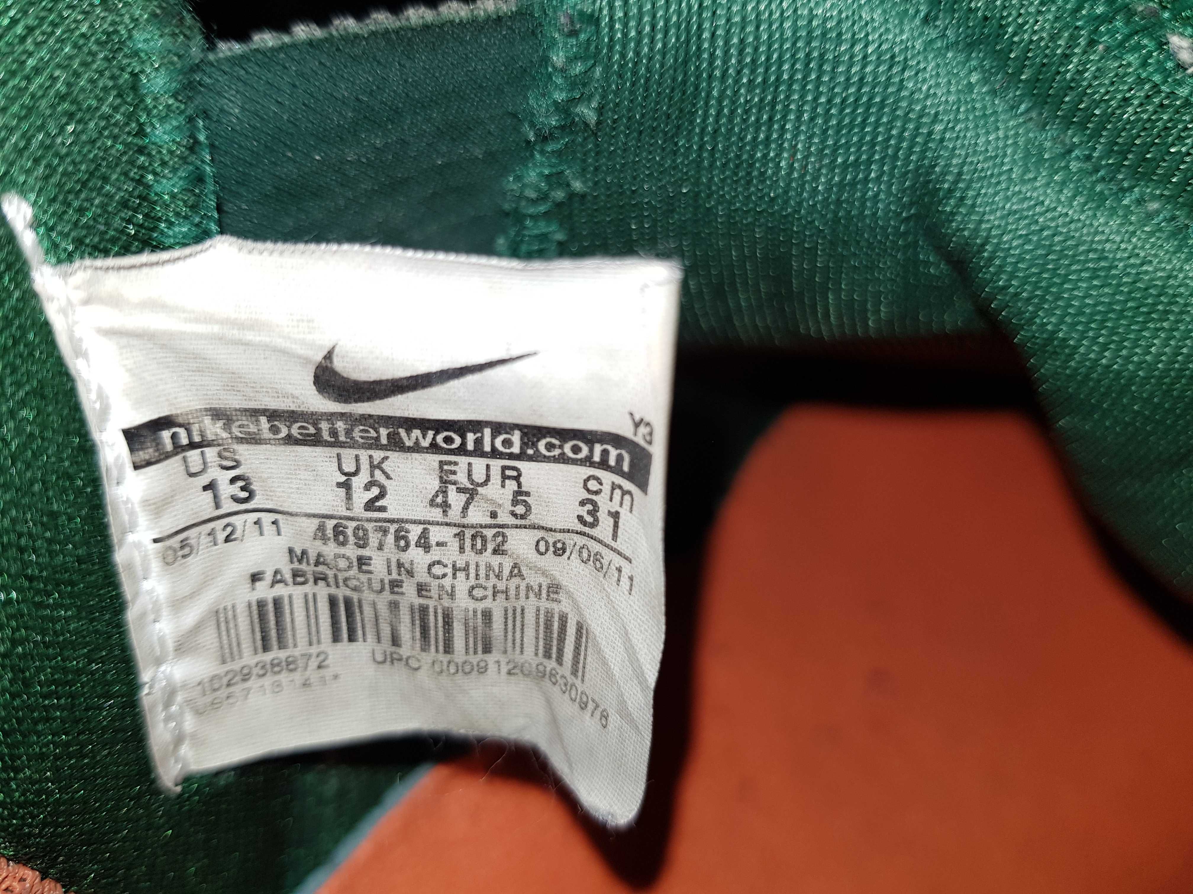 Adidasi Nike James Lebron 9 Miami Hurricanes marimea 47,5 jordan zoom
