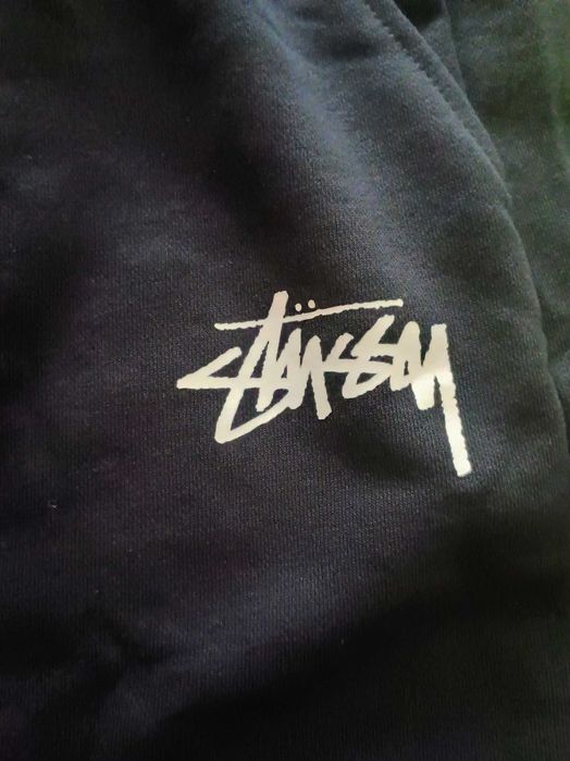 100% памук Stussy панталон- тъмносин