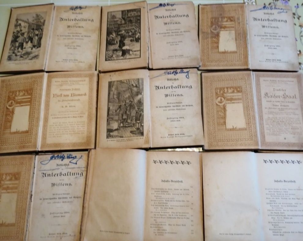 Colecție cărți vechi de peste 130 de ani