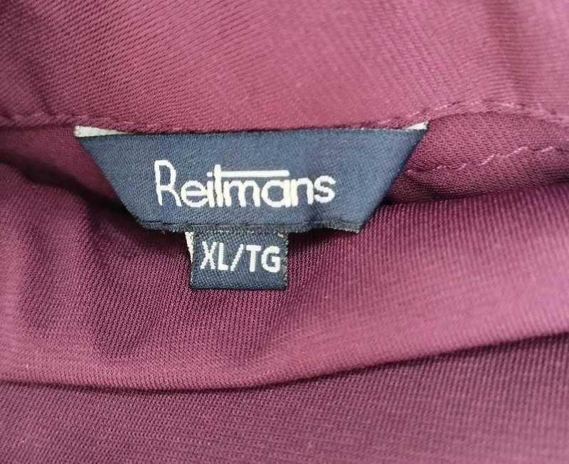 Bluza eleganat vișiniu cu dantelă