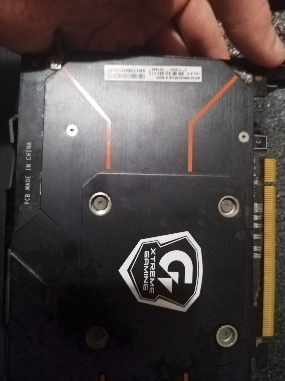 Видео карта Gigabyte GeForce  GTX 1060 Xtreme Gaming  6gb