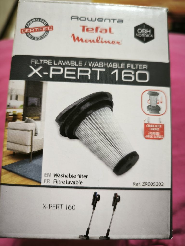 Филтър за вертикална прахосмукачка Rowenta x-pert 160