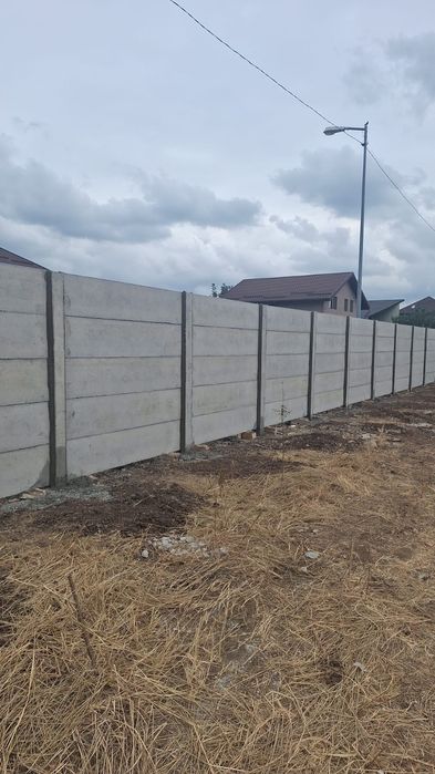 Gard beton prefabricat montaj inclus