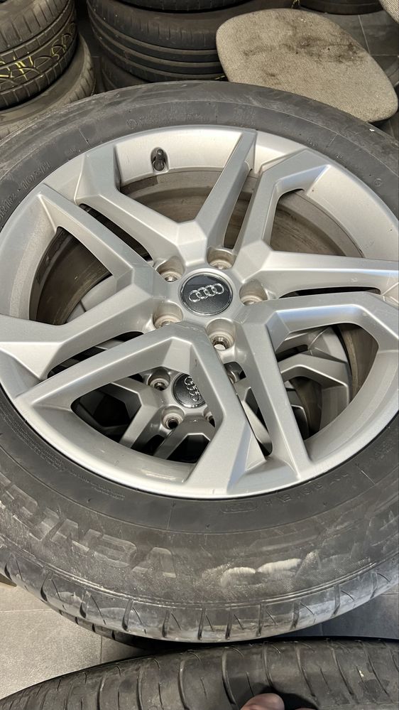Roti complete/Jante 235/60 R18 103W Audi Q5, anvelope vara Hankook.