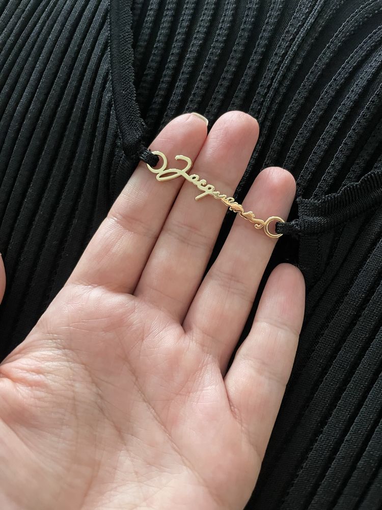 Оригинална черна рокля Jacquemus