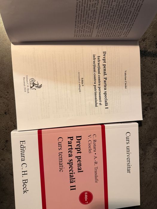 Drept penal. Partea specială. Cioclei. Volumele 1 și 2