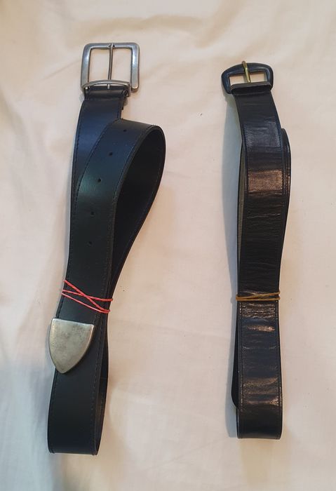 Curele piele /Nou/Negru