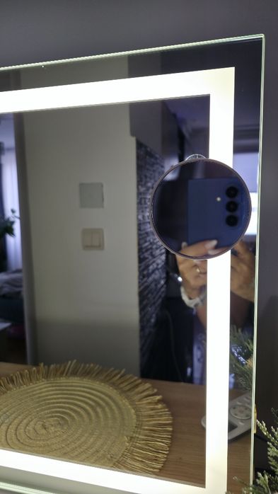 Oglinda makeup LED 45x60, lumina calda-rece, intensitate reglabila