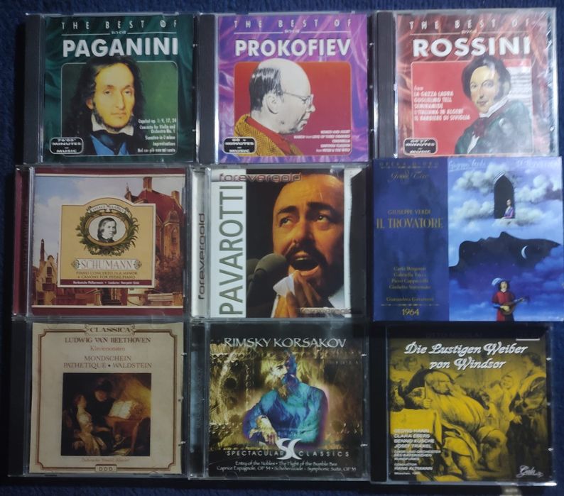 Vând CD-uri cu muzică clasică (350 lei întreg setul)