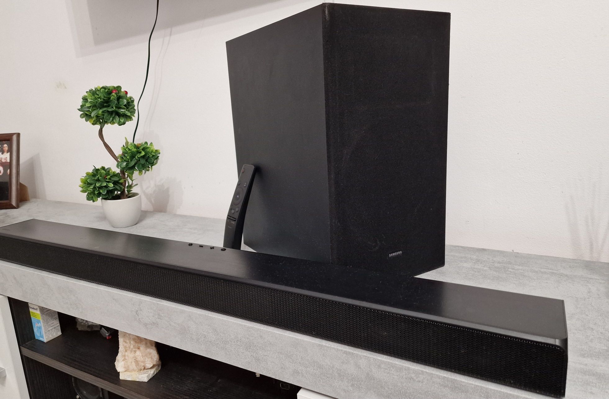 Sistem Soundbar Samsung 380w bluetooth, subwoofer wirelless