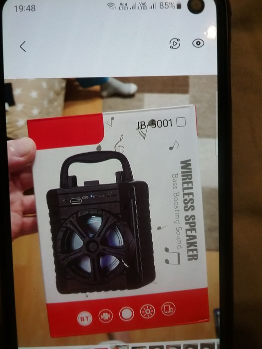 Boxa bluetooth noua la cutie