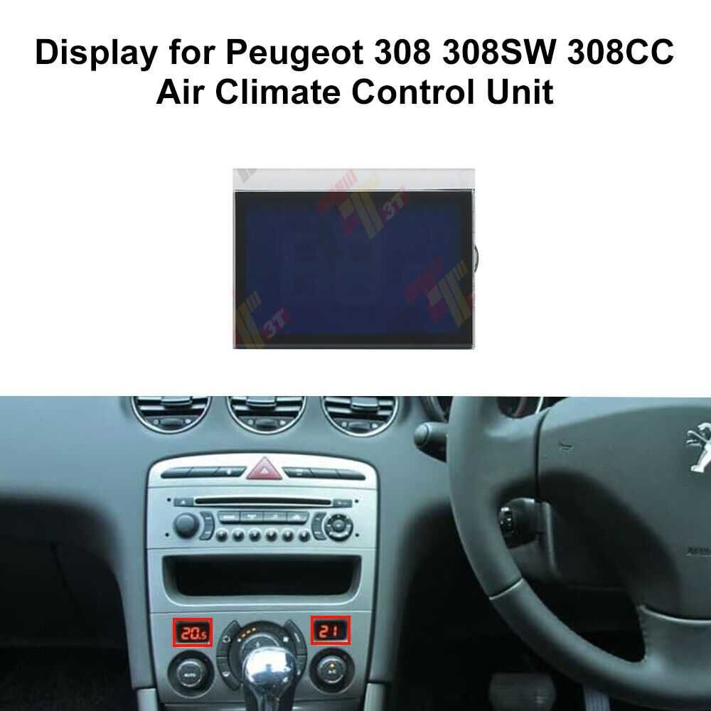 Дисплей за модул климатроник Peugeot 308,3008,5008,408,c3 Picasso