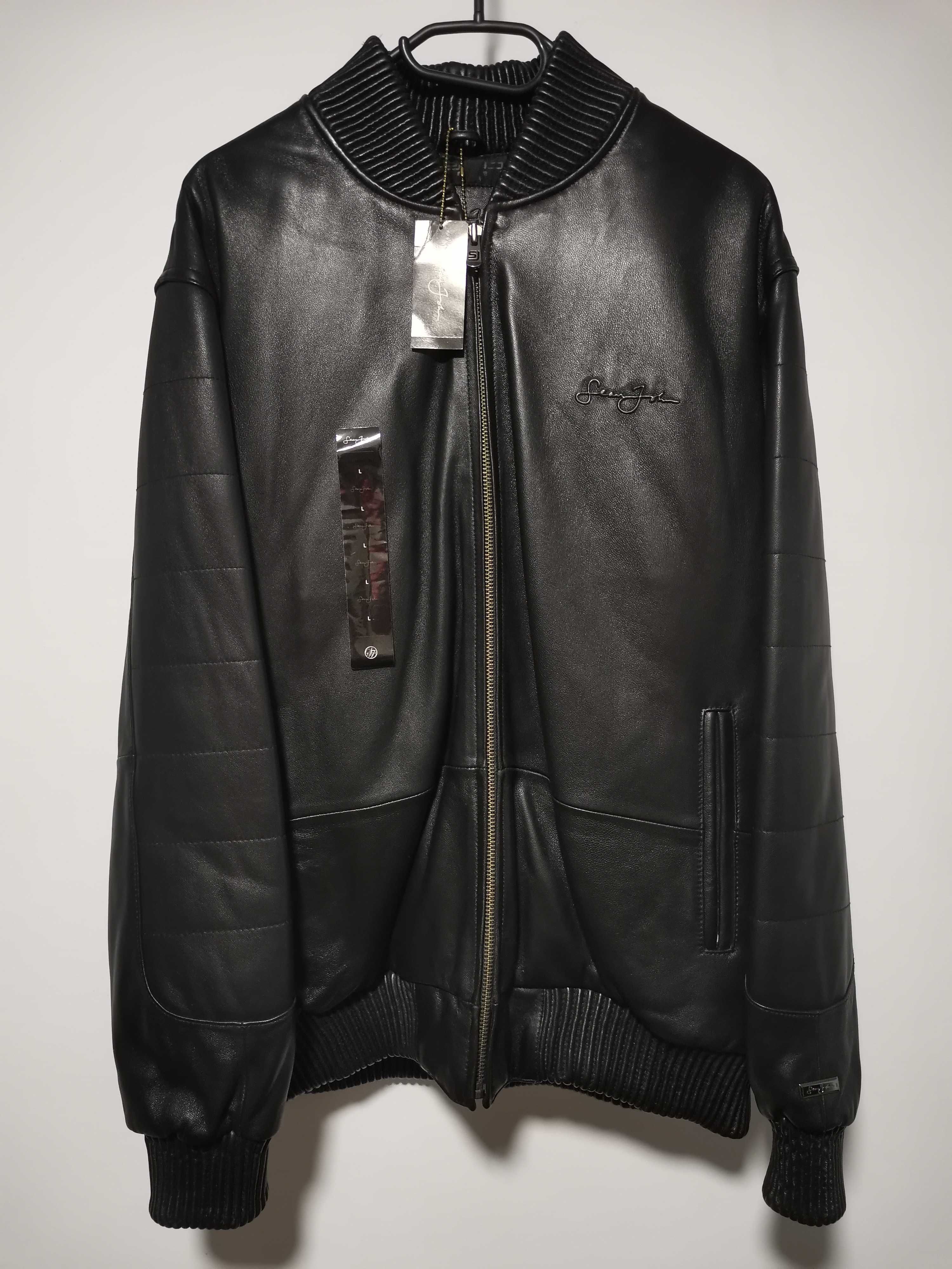 Sean John 'Leather Flight Jacket' (L)