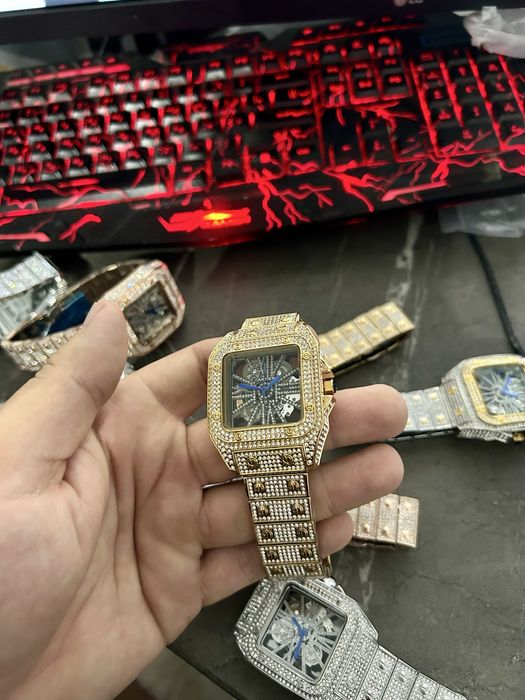 Ceas Cartier Iced Out Model 3