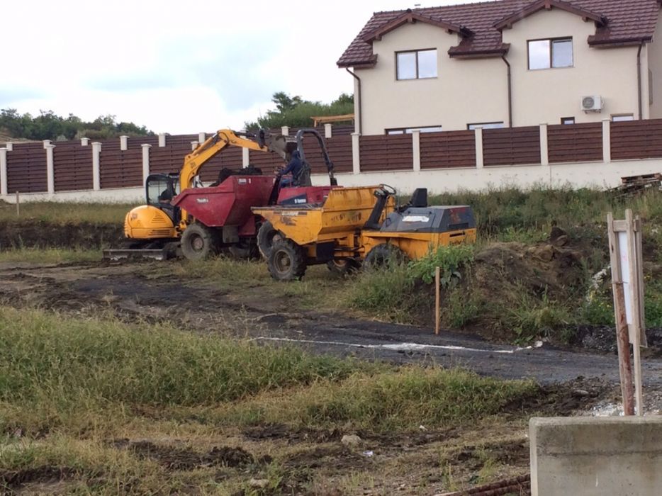 Inchirieri utilaje, dumper,excavator,utilaje constructii diferite