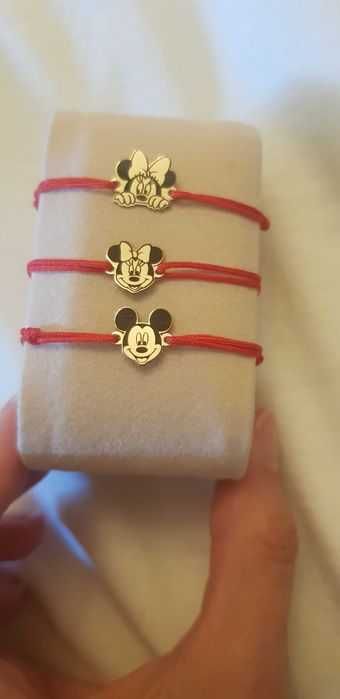 Bratara copii Minnie Mickey Mouse aur galben pret 150 lei bucata