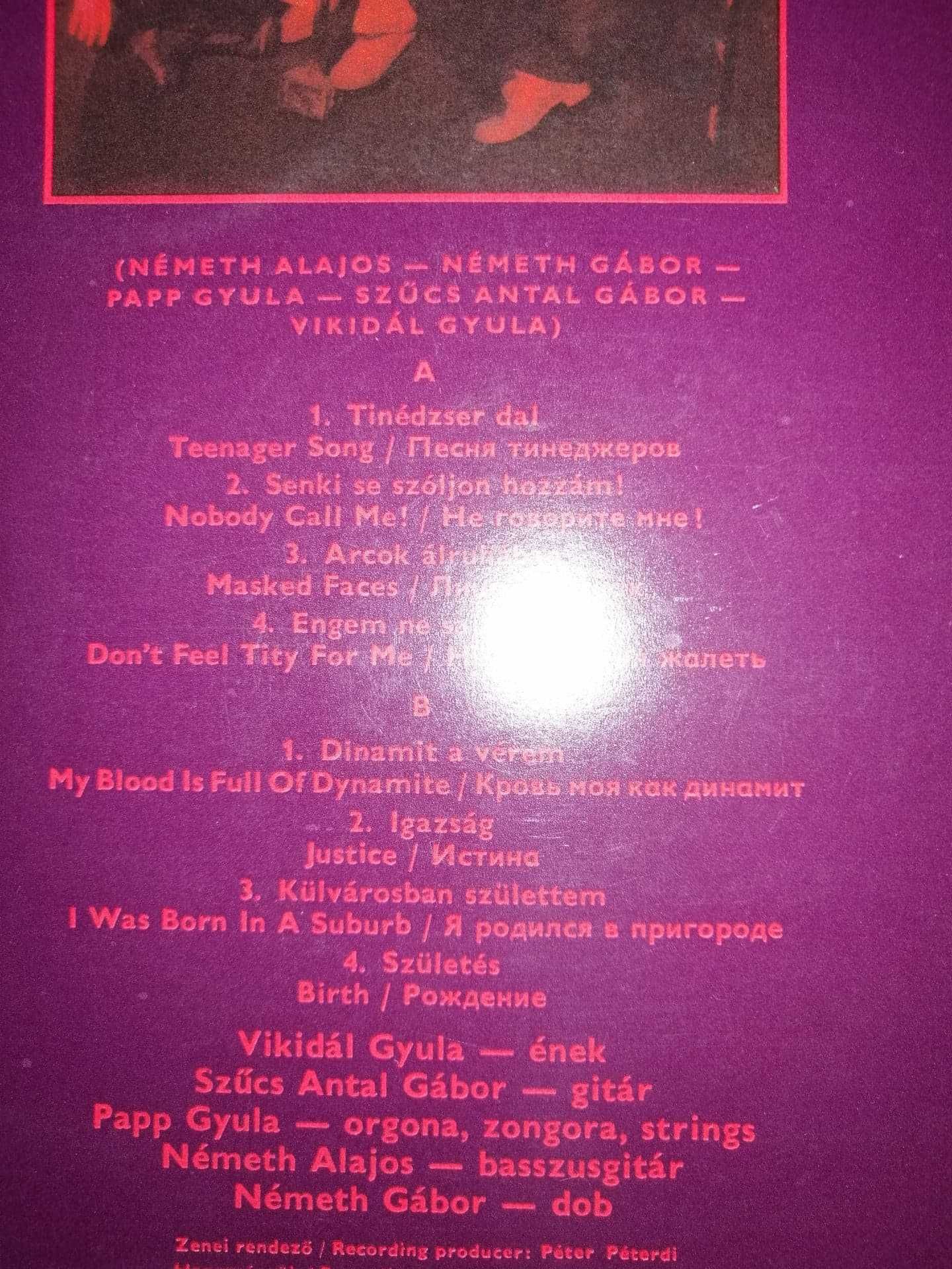 disc vinil Dinamit Vikidal Edda Muvek Pandora’s Box P Box Karthago