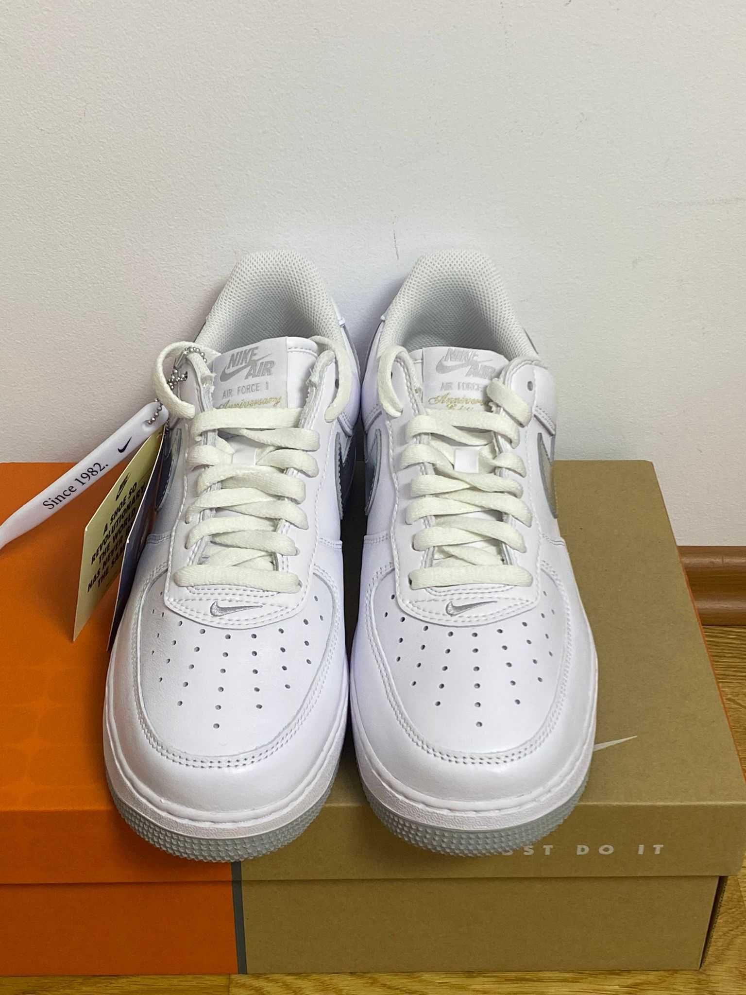 Nike Air Force 1 Low 50th Anniversary Edition 'White Silver'