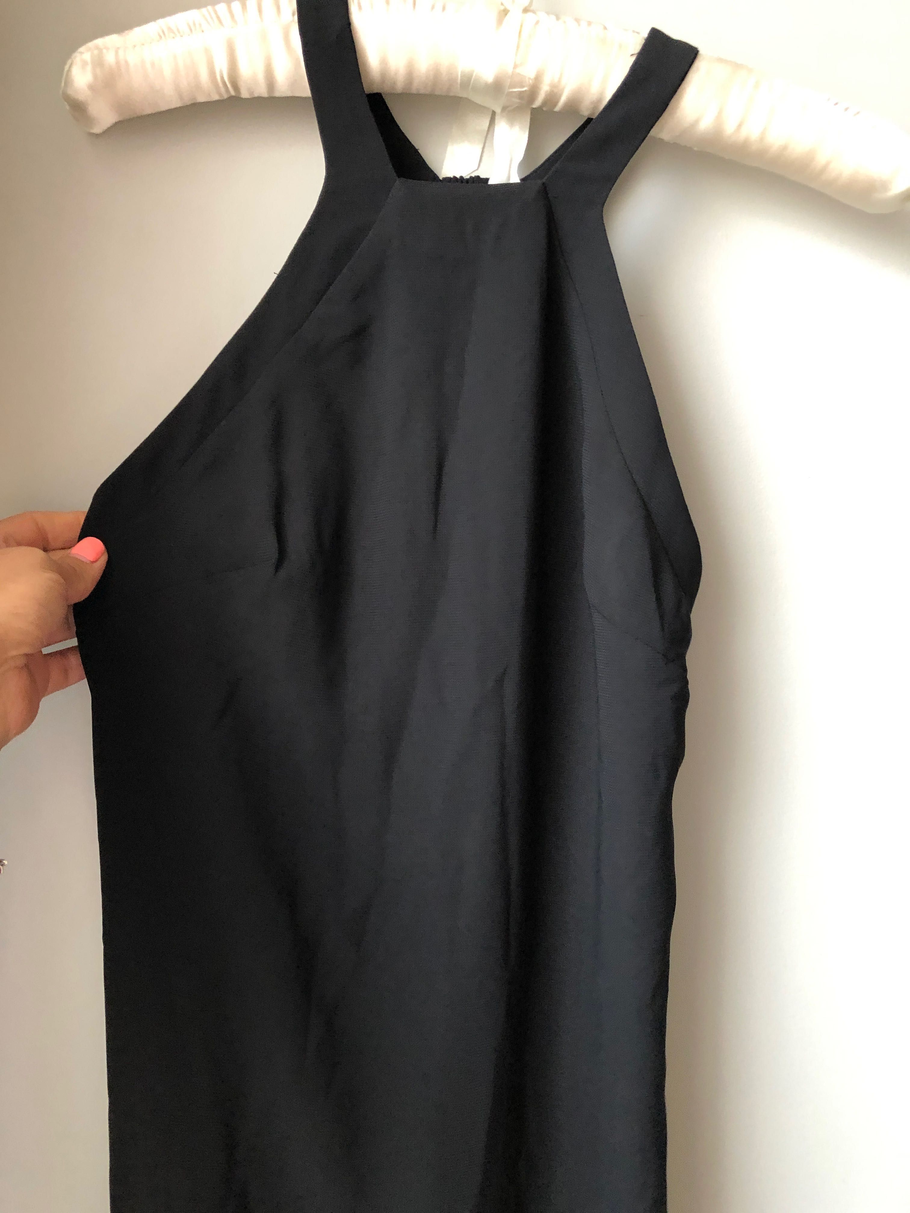 Нова къса черна рокля Манго,Mango,XS,S