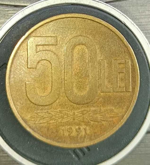 Moneda 50 lei din 1991
