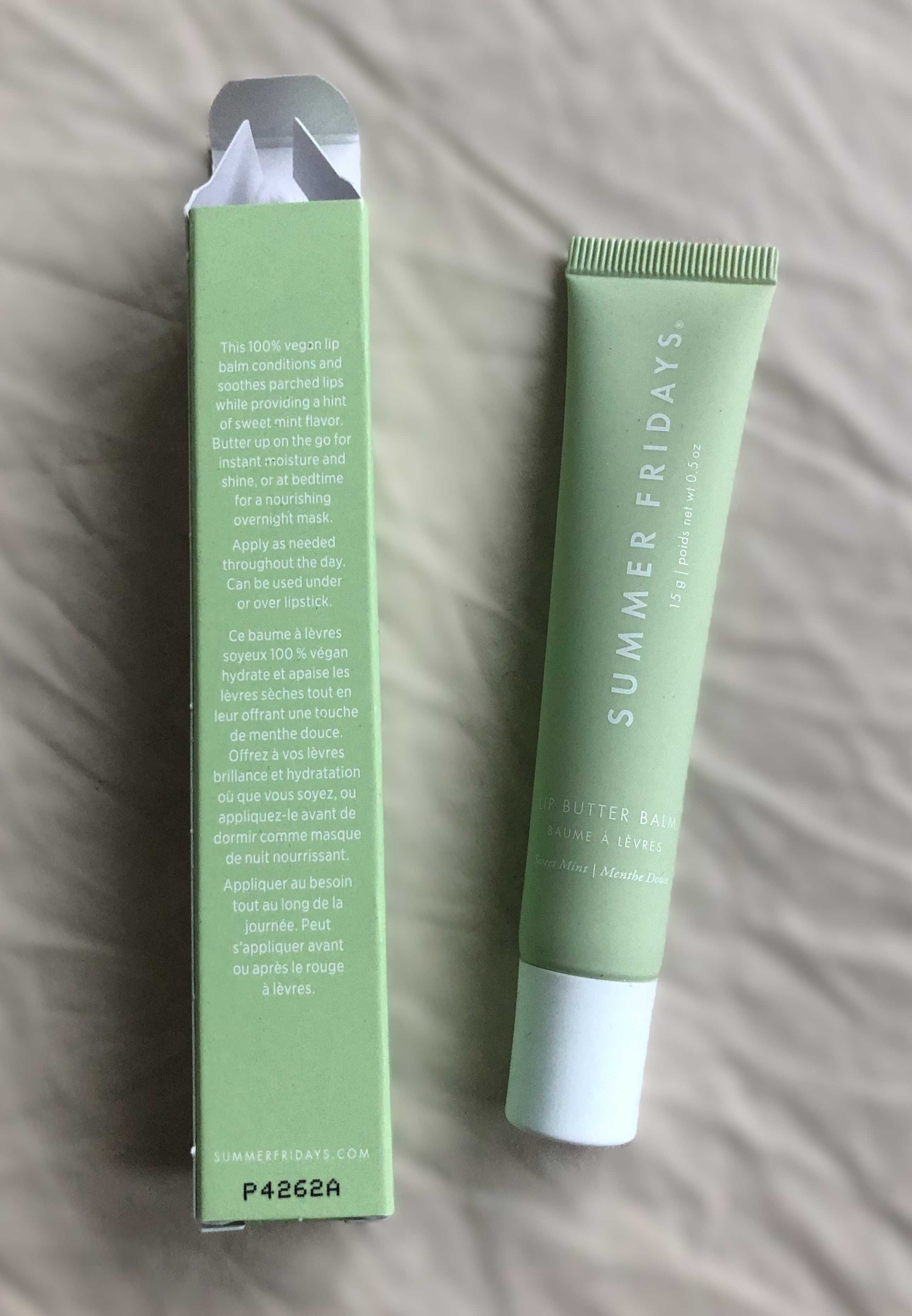 Балсам за устни Summer Fridays Lip Butter Balm 'Sweet Mint'