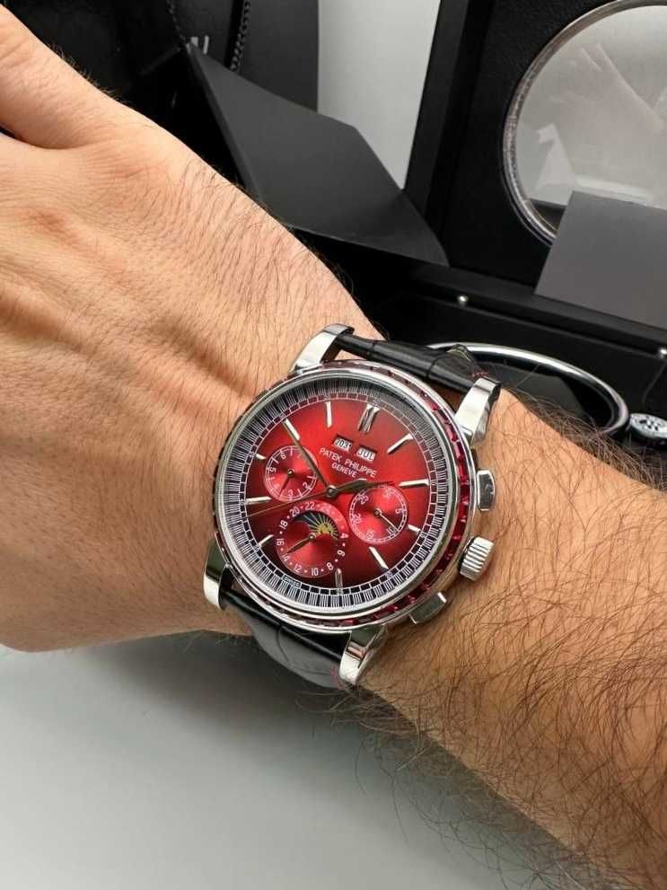 patek philippe perpetual calendar red dial