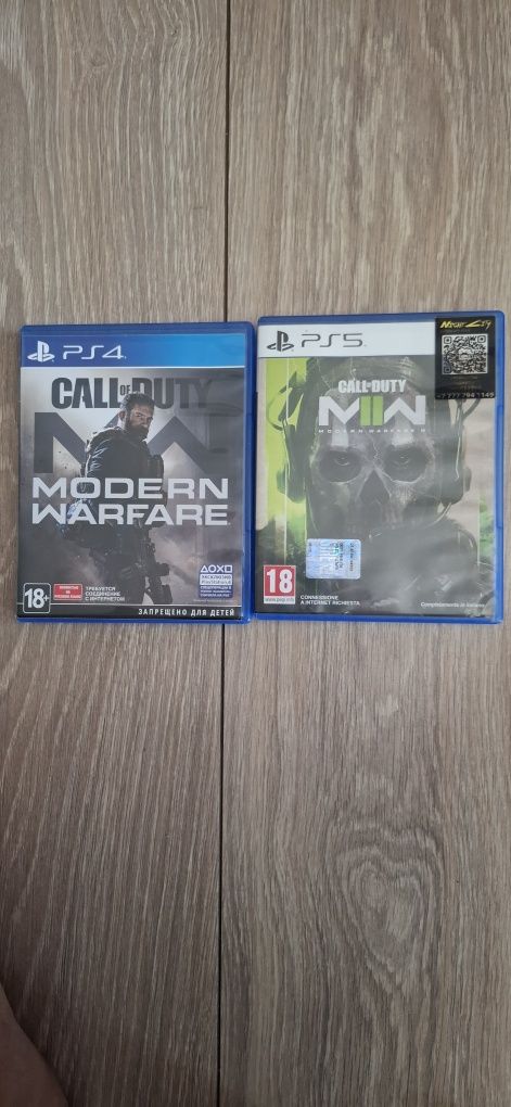 Продам игры ps4/5 call of duty mw