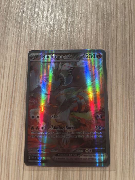 Pokemon White Flare Reshiram ex