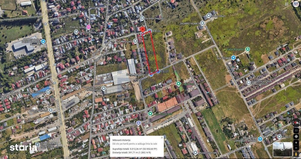 De vanzare, teren intravilan Bragadiru, Green Pool