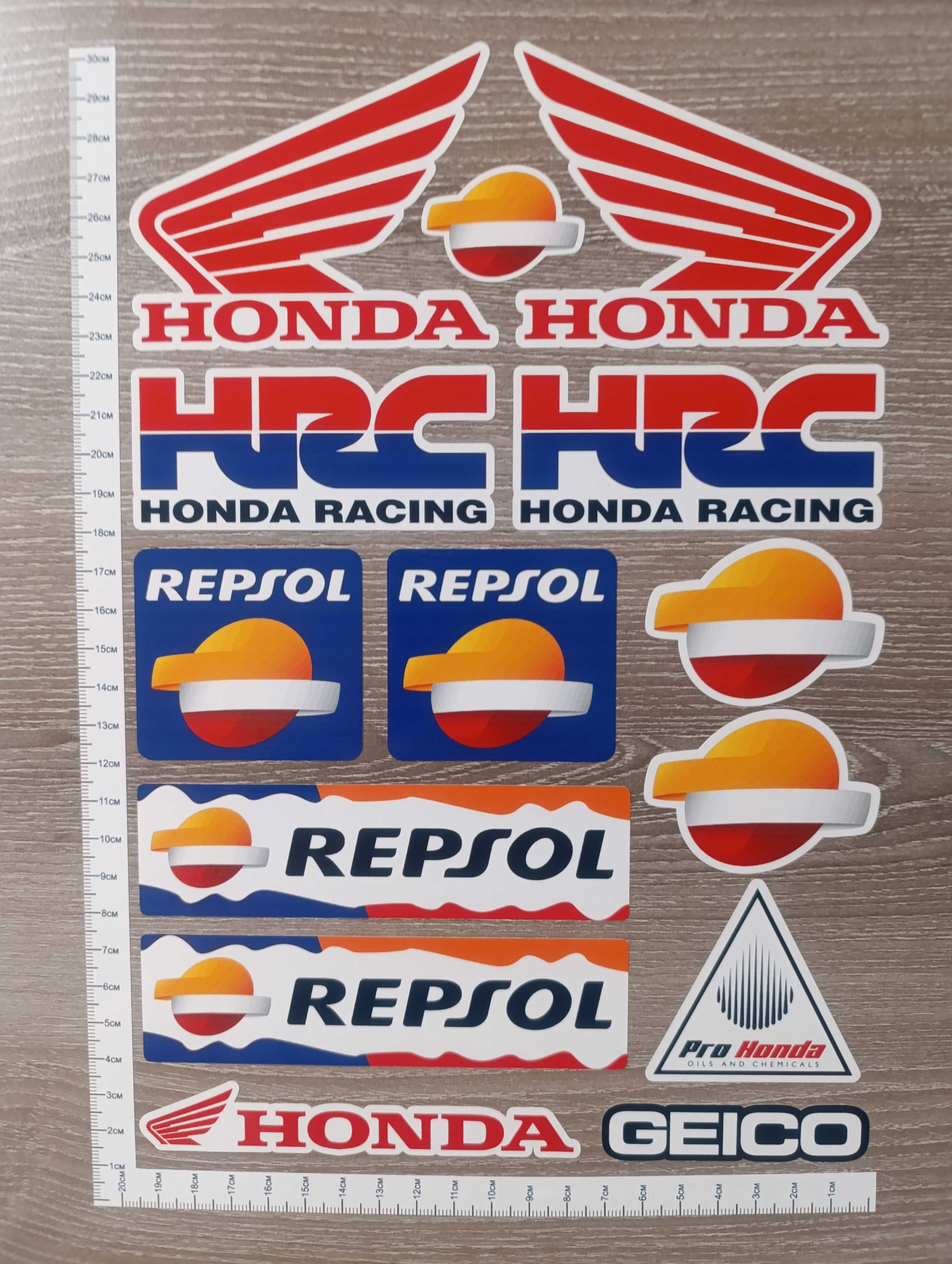 Стикери за Мотор Хонда HRC Repsol Geico Honda