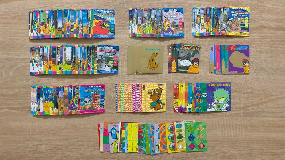 Scooby Doo - lot 534 cartonașe