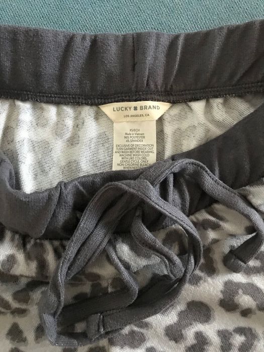 Pijama de damă Lucky Brand animal print