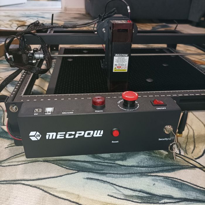 Mașină de gravat laser Mecpow X3 Pro, cu o putere de 10W