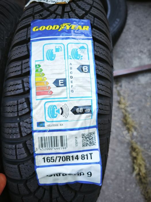 165/70/14" 4бр Good year ultra grip 9,dot1418