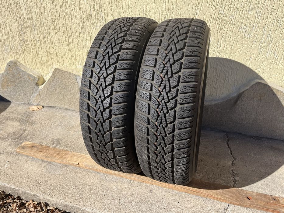2 бр. зимни гуми 175/65/15 Dunlop 6,5 mm DOT 2217