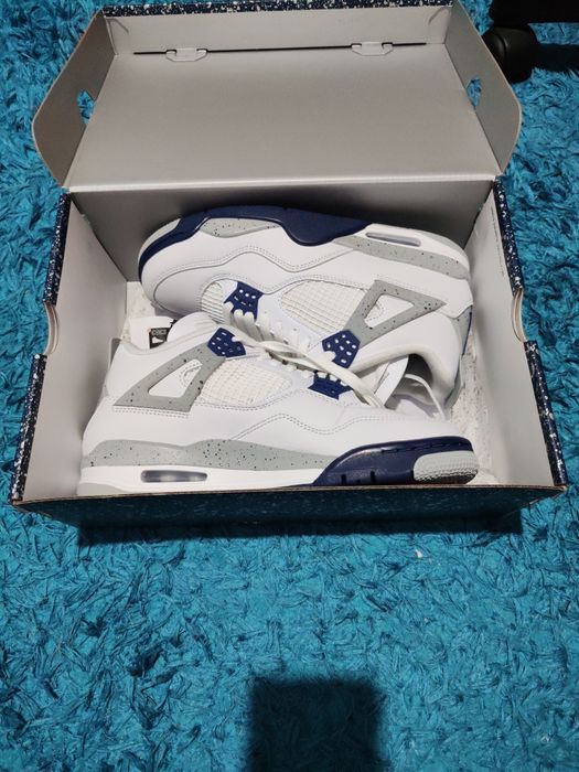 Jordan 4 midnight navy 42 originali cu bon