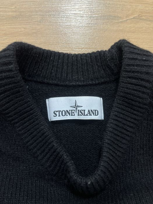 Stone Island оригинален вълнен пуловер М
