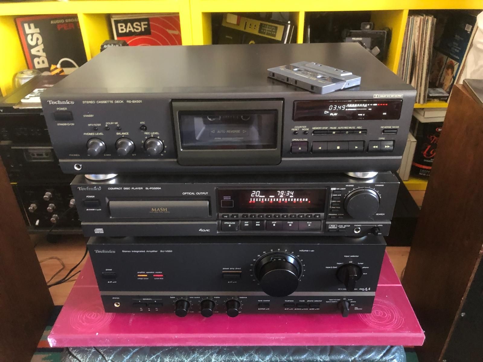 Muzica la aparat Technics RS-BX 501, Technics SU-VX 660