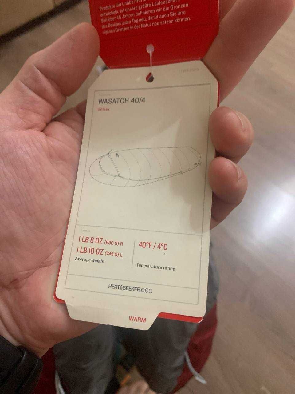 Спальник The North Face Wasatch 40
