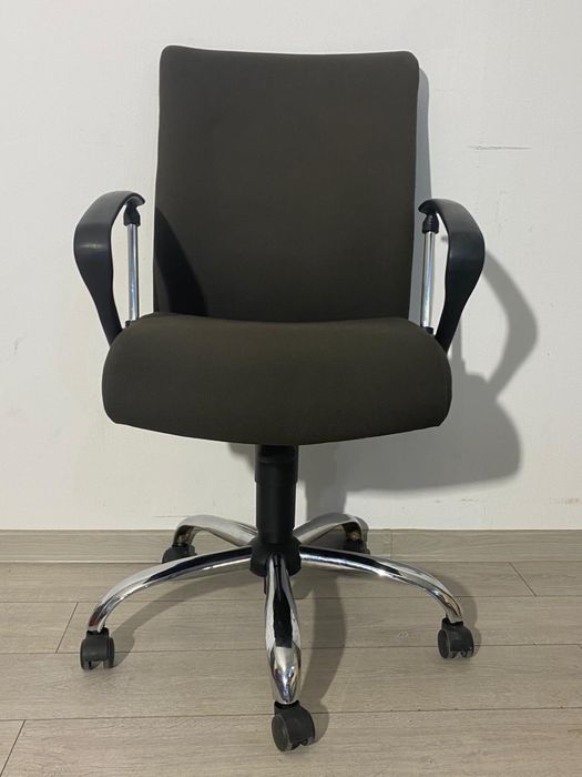 100 Buc. Scaun Birou cu Mânere; Scaun Ergonomic cu Reglaje Multiple