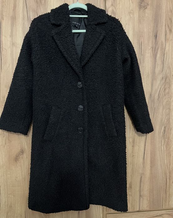 Черно дамско палто – отлично състояние