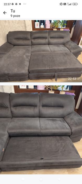 Coltar pentru living ,cu doua locuri +sejlong